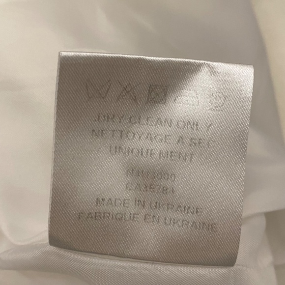 Vintage Precis Petite White and Black 100% Linen Blazer Jacket - Picture 9 of 11